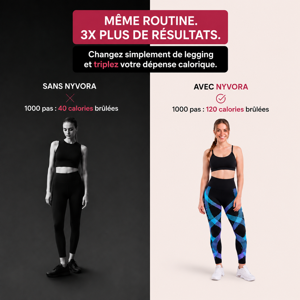 Leggings 3D Nyvora - Redéfinie Ta Silhouette Sans Effort