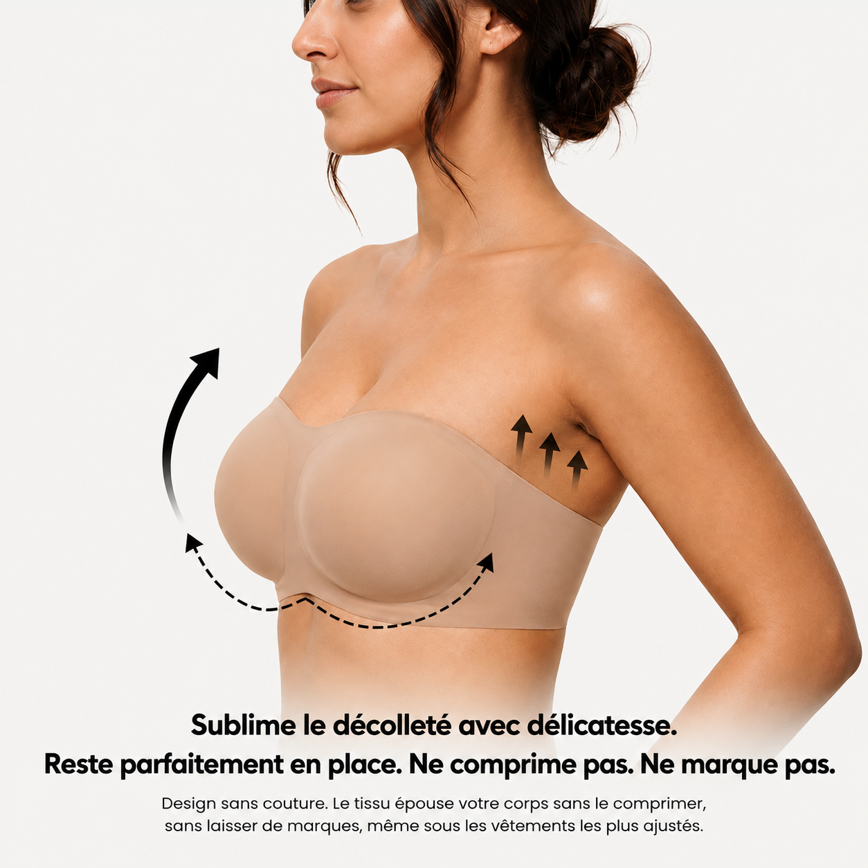 Nyvora™ | Soutien-gorge invisible sans bretelles