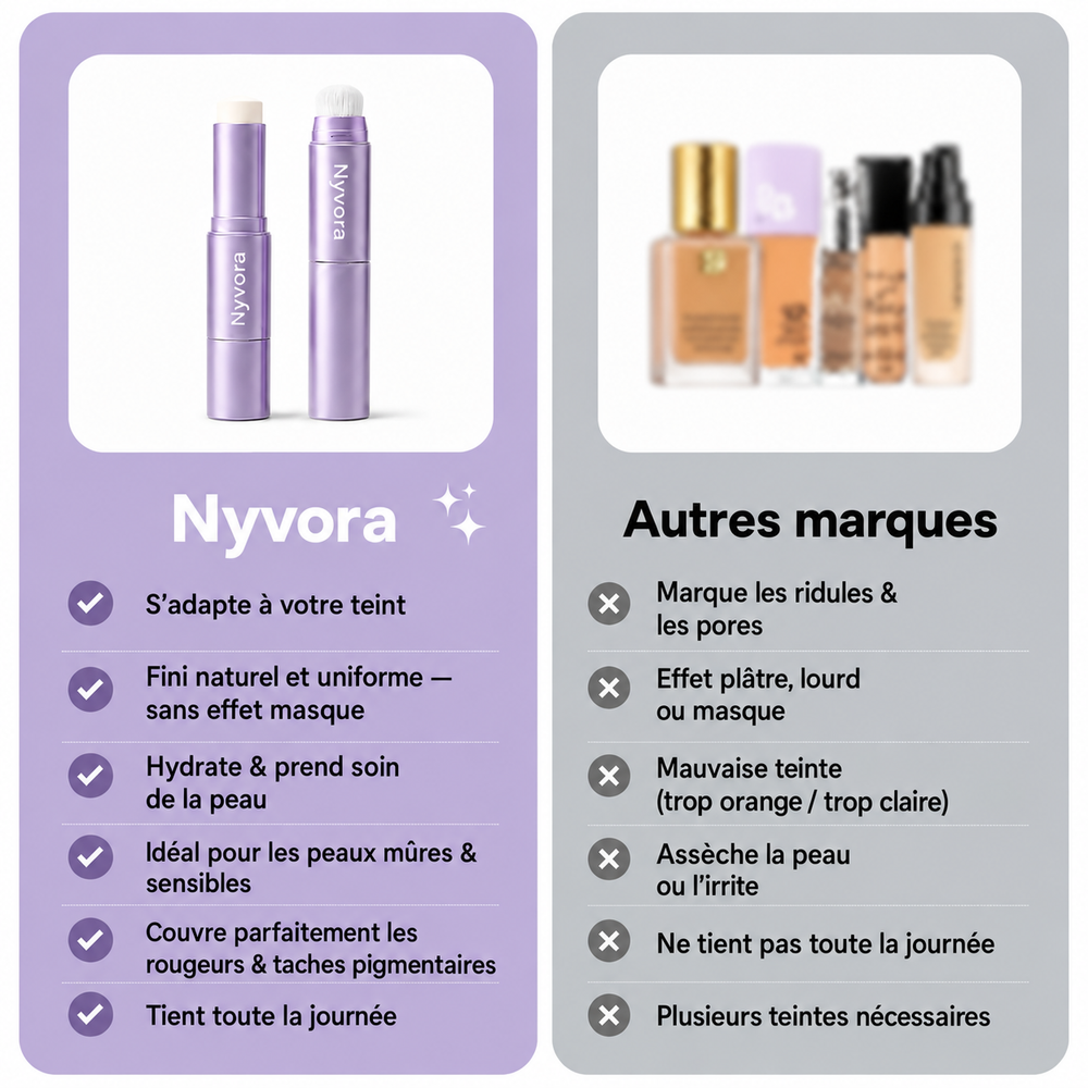 Stick Fond de Teint qui Change de Couleur — peaux matures