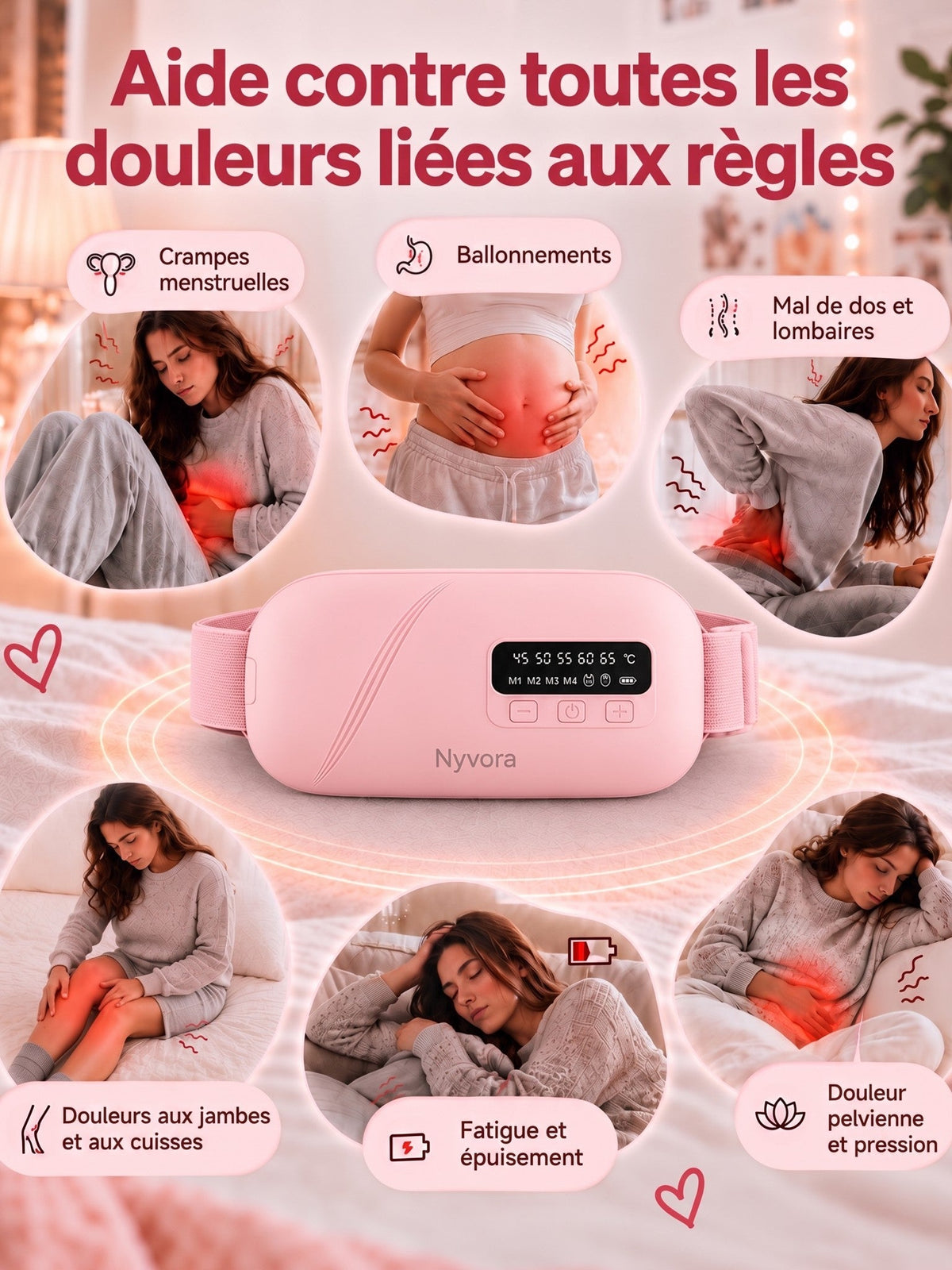 Aide contre toutes les douleurs liées aux règles