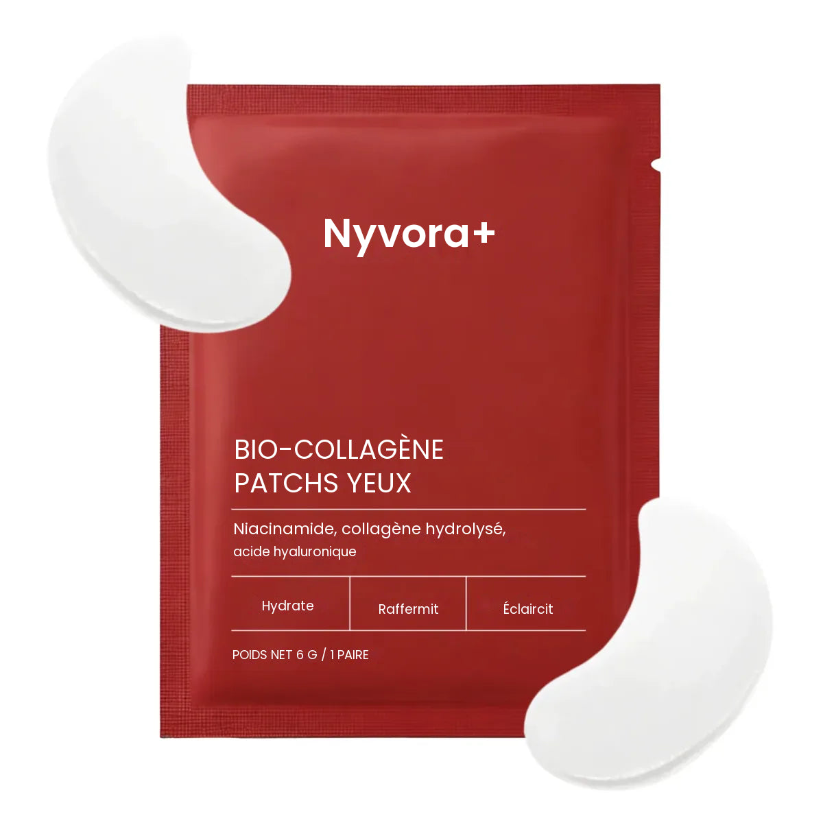 Patchs yeux bio-collagène Nyvora
